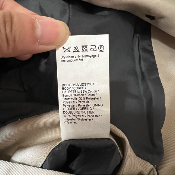 Women's Beige Trench Coat - Picture 12 of 13